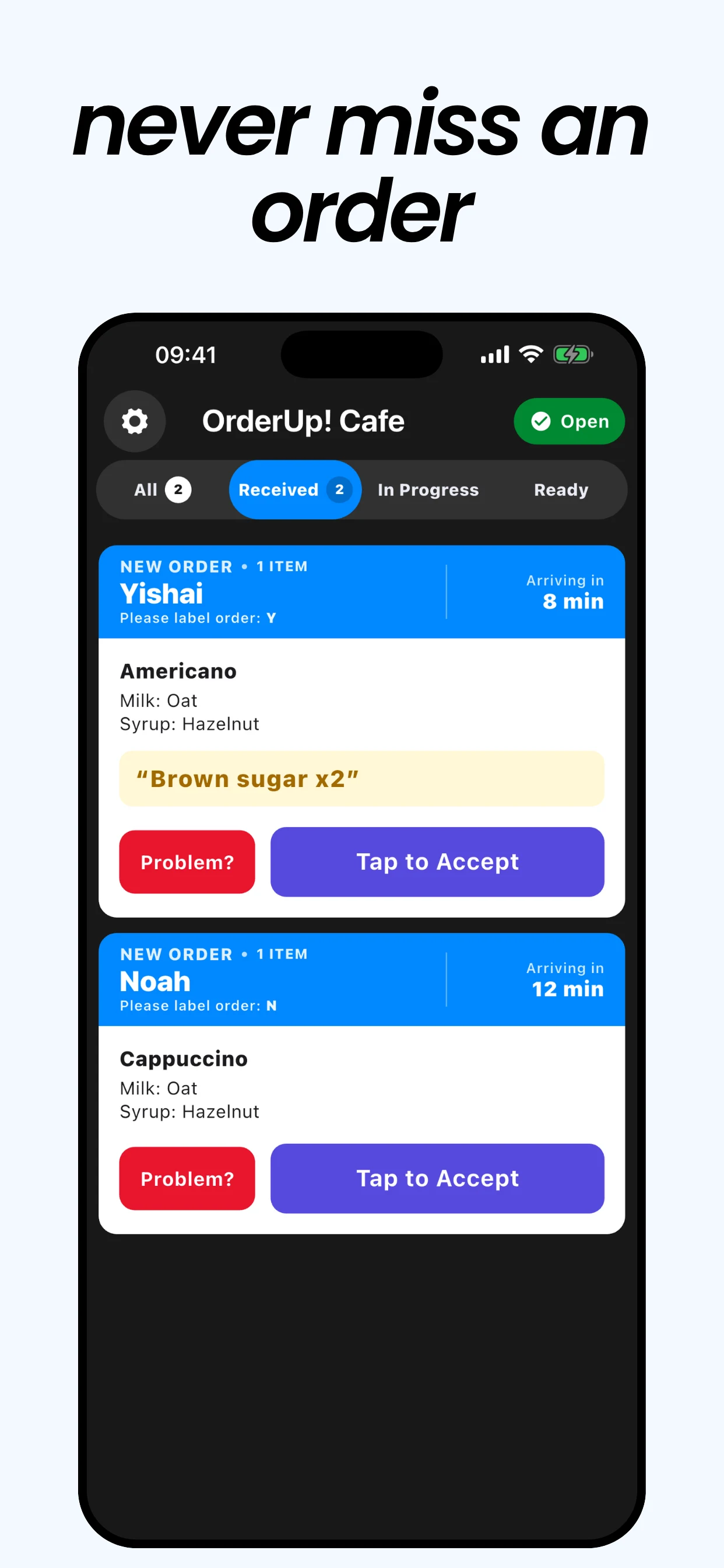 OrderUp! - Merchant screenshot